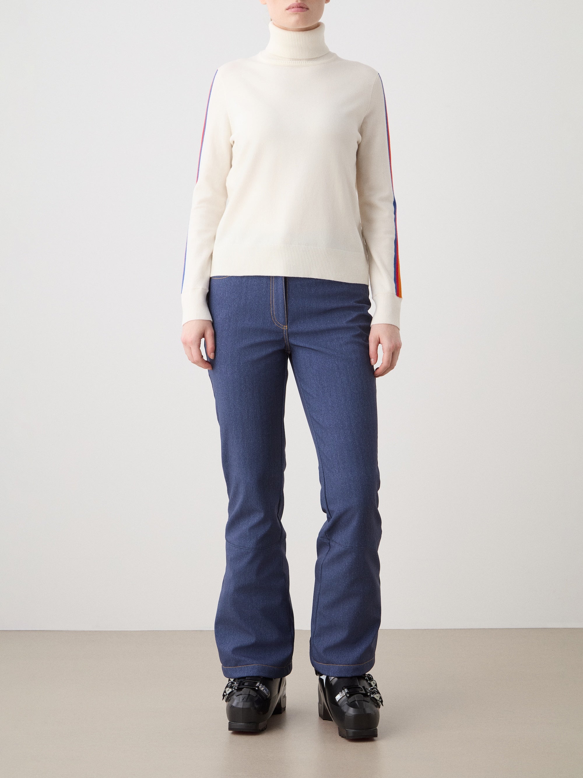 FreeBird Turtleneck in Off White