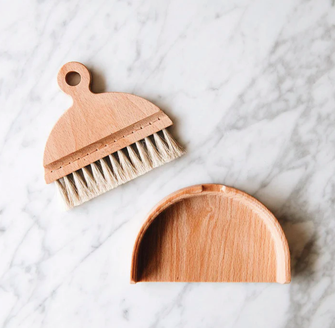 Beech Table Brush & Pan