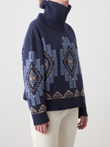 Pioneer Sweater in Navy Blue