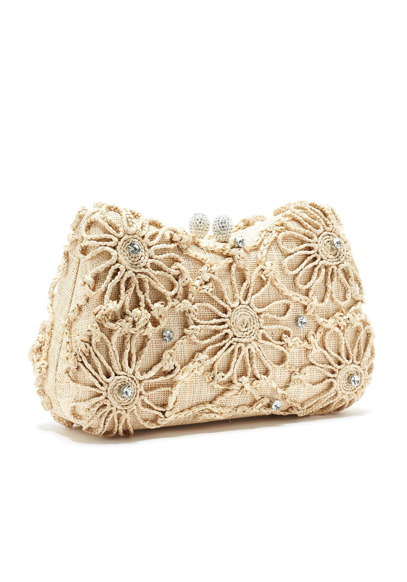 Gustavia in Natural Raffia