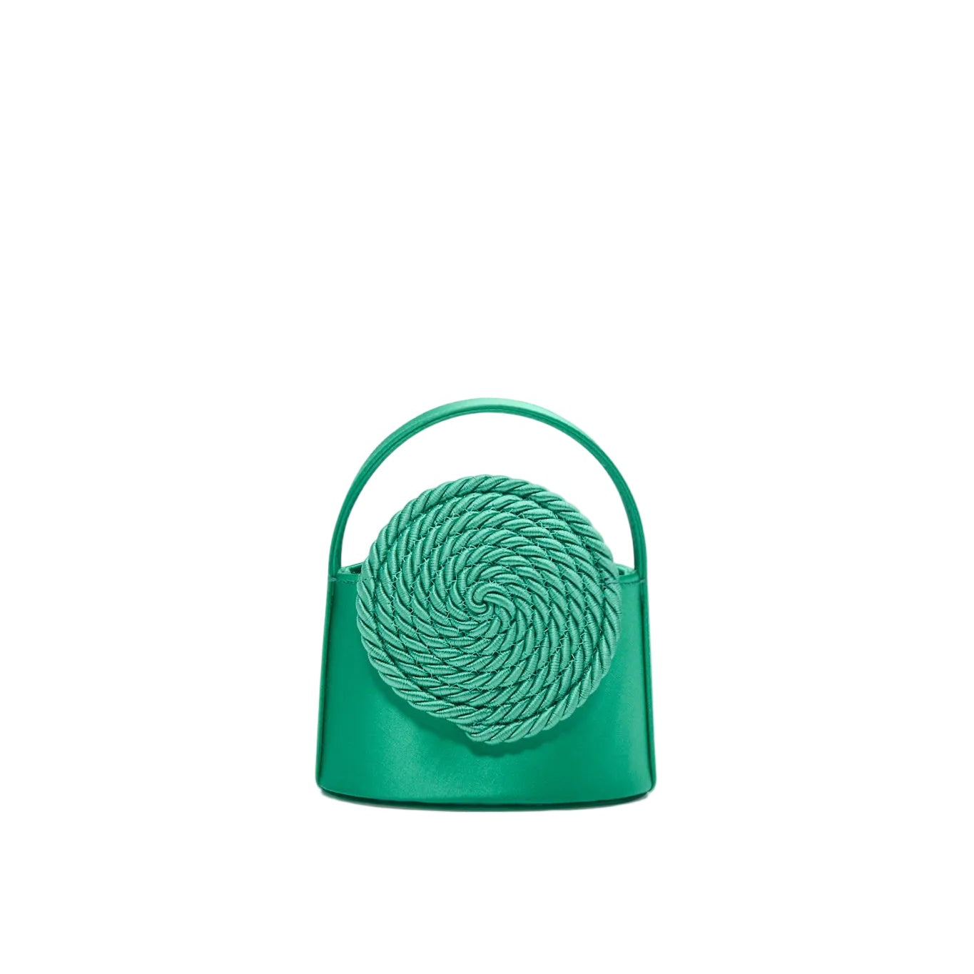 Mini Gunther Satin Passementerie in Green