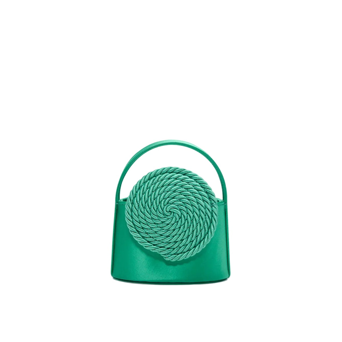 Mini Gunther Satin Passementerie in Green