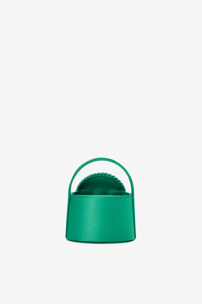 Mini Gunther Satin Passementerie in Green