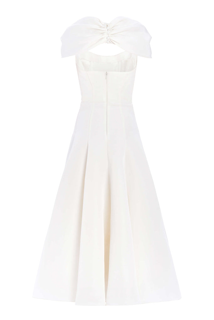 Portia Off White Midi Dress | Over The Moon Portia Off White Midi Dress | Over The Moon