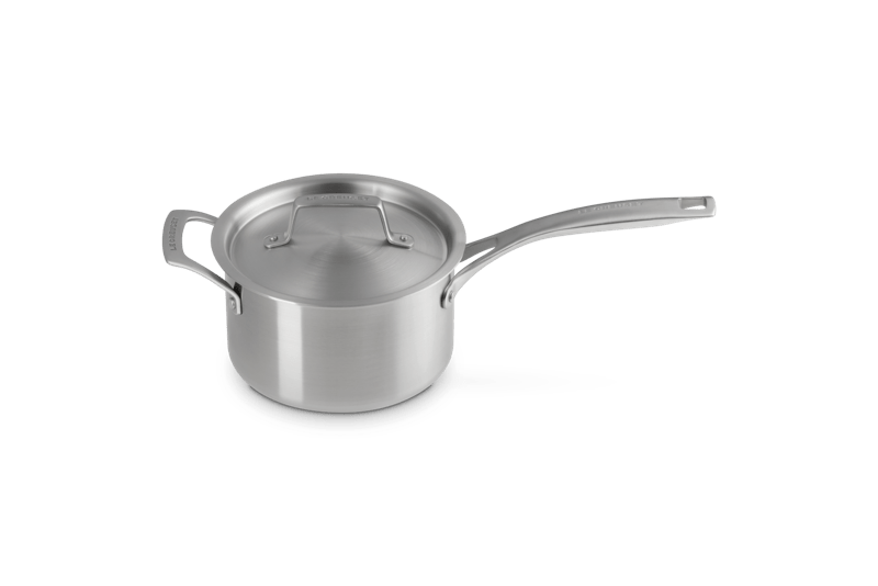 Essential Stainless Steel Saucepan, 3 qt.