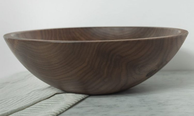 Classic Round Black Walnut Bowls
