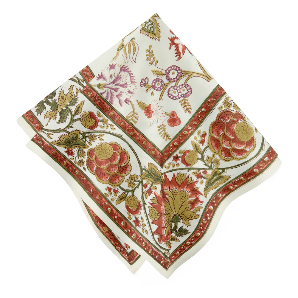 Louise Napkins Multicolor, Set of 4