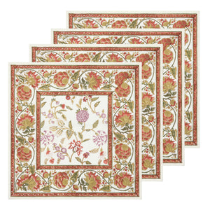 Louise Napkins Multicolor, Set of 4