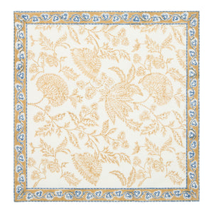 Chloe Napkins Blue & Brown, Set of 4