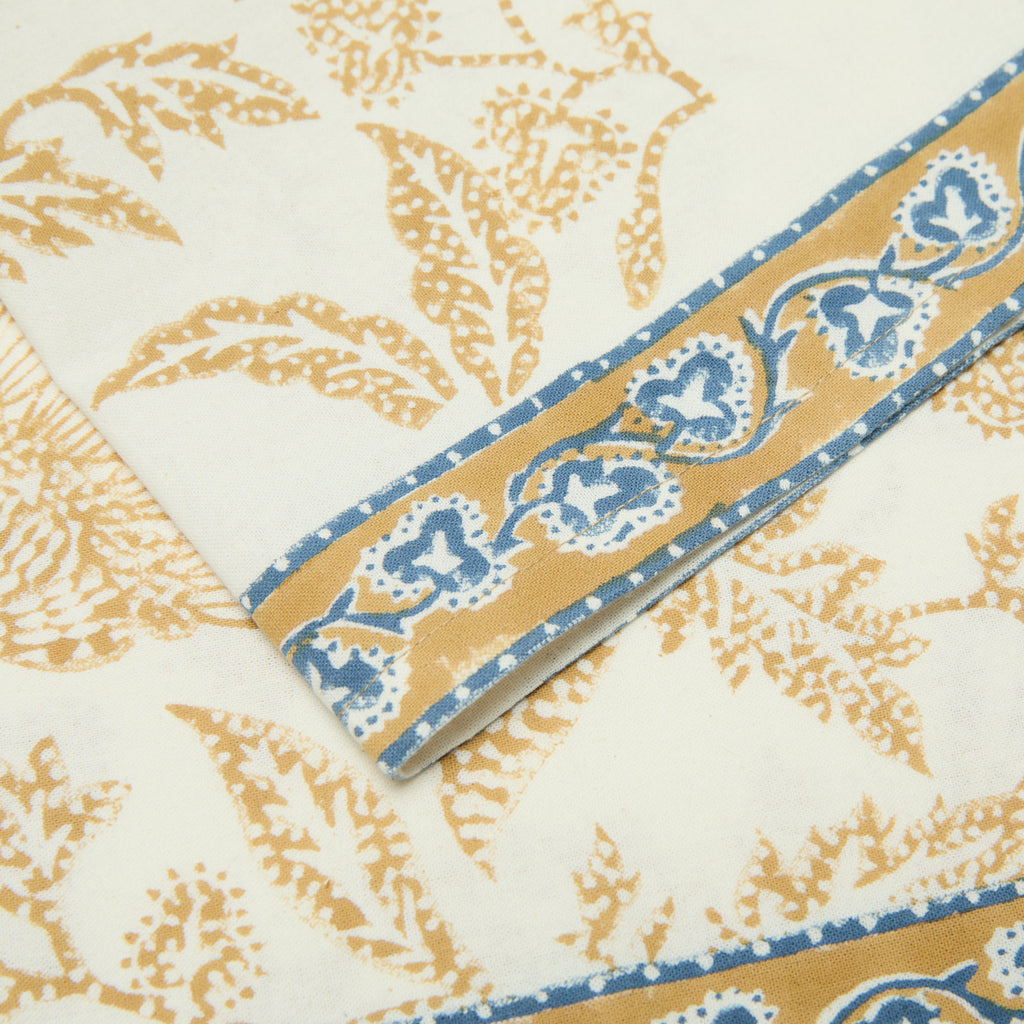 Chloe Napkins Blue & Brown, Set of 4