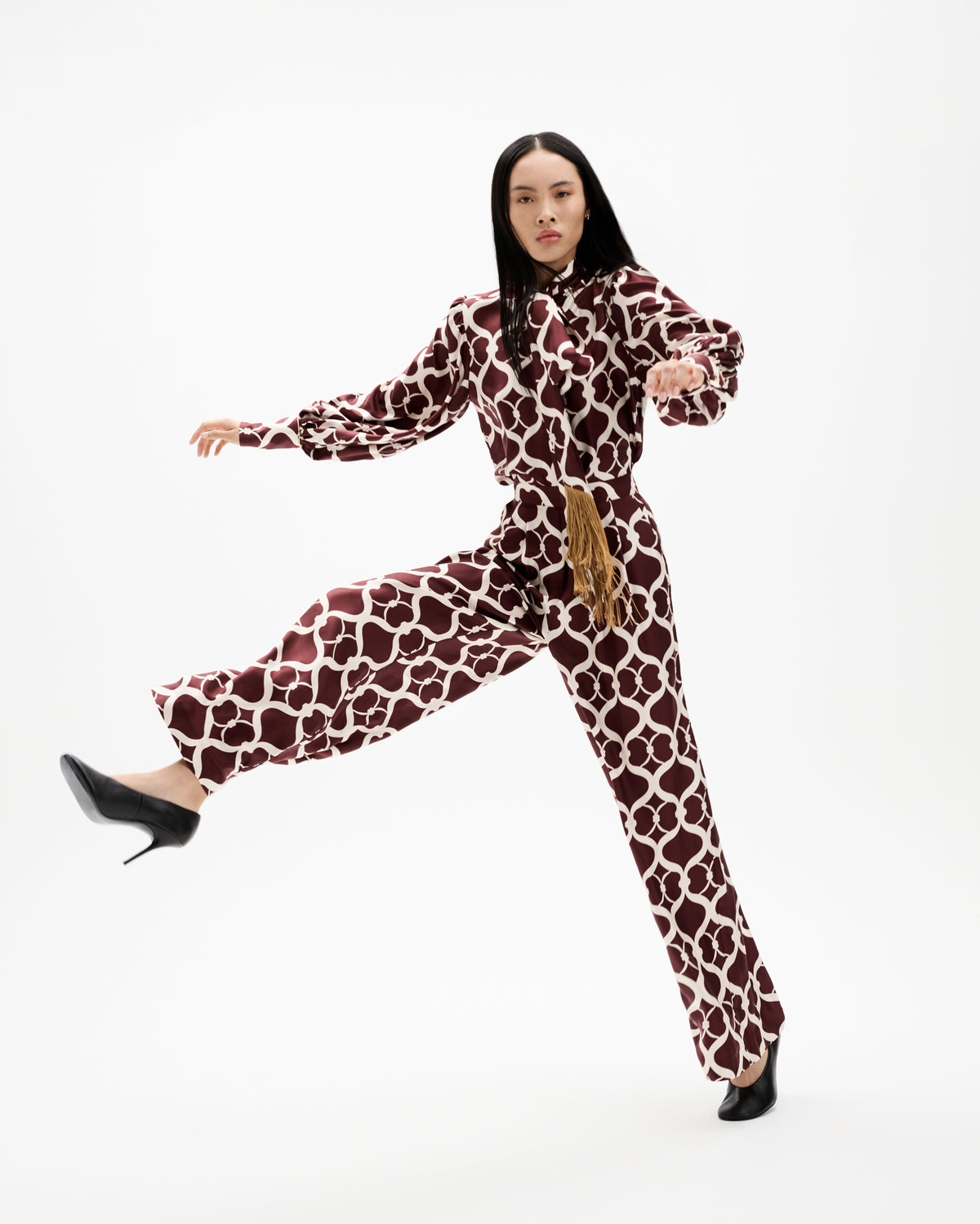 Marcel Twill Shirt in Loop Brown