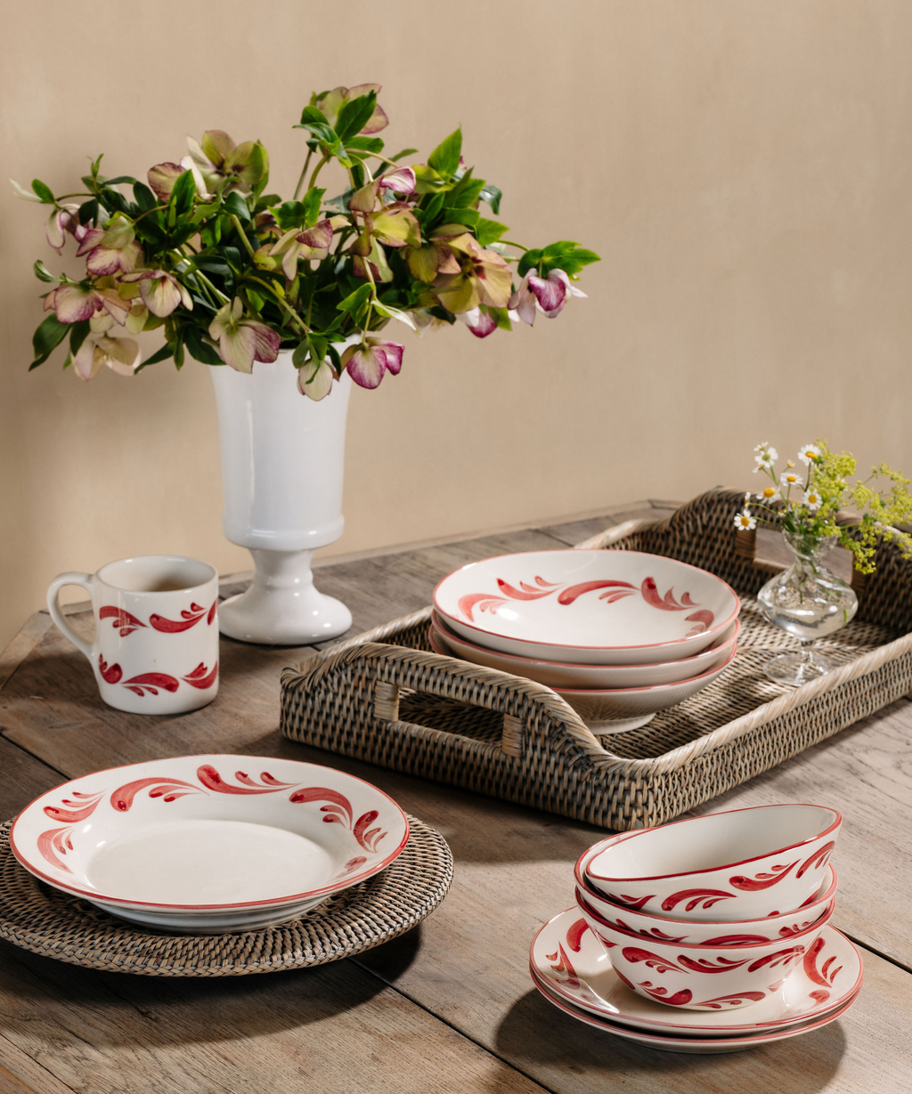 Flora Ceramic Urn Vase in Medium