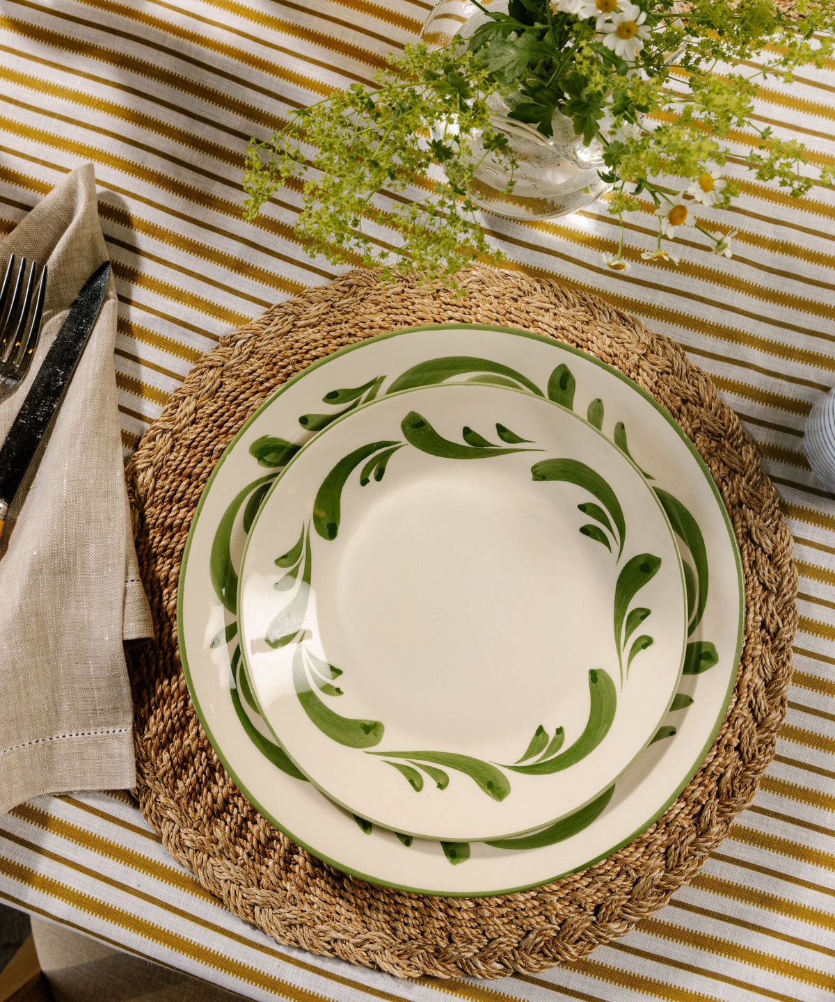 Braided Abaca Placemat in Natural