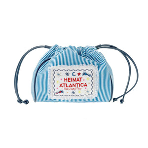 "The Grand Tour Collection" Pouch in Blue