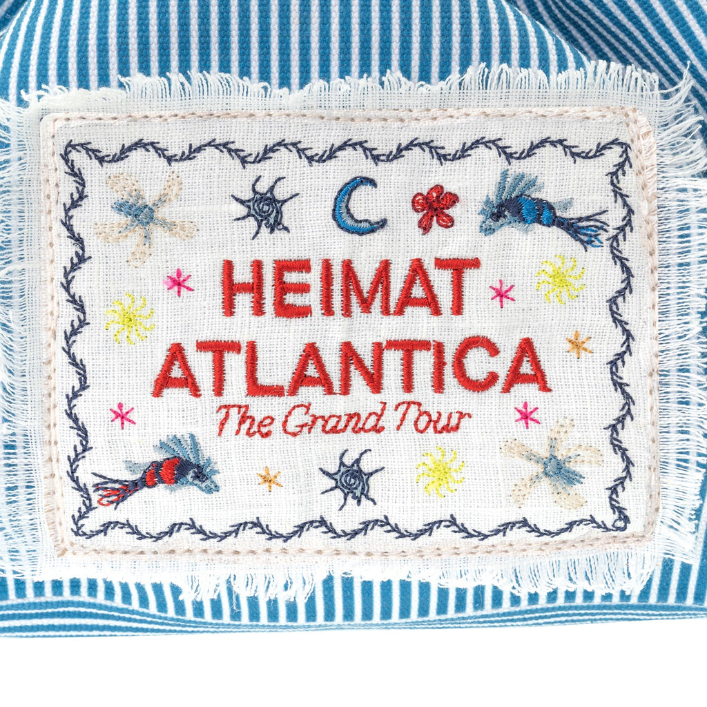 "The Grand Tour Collection" Pouch in Blue