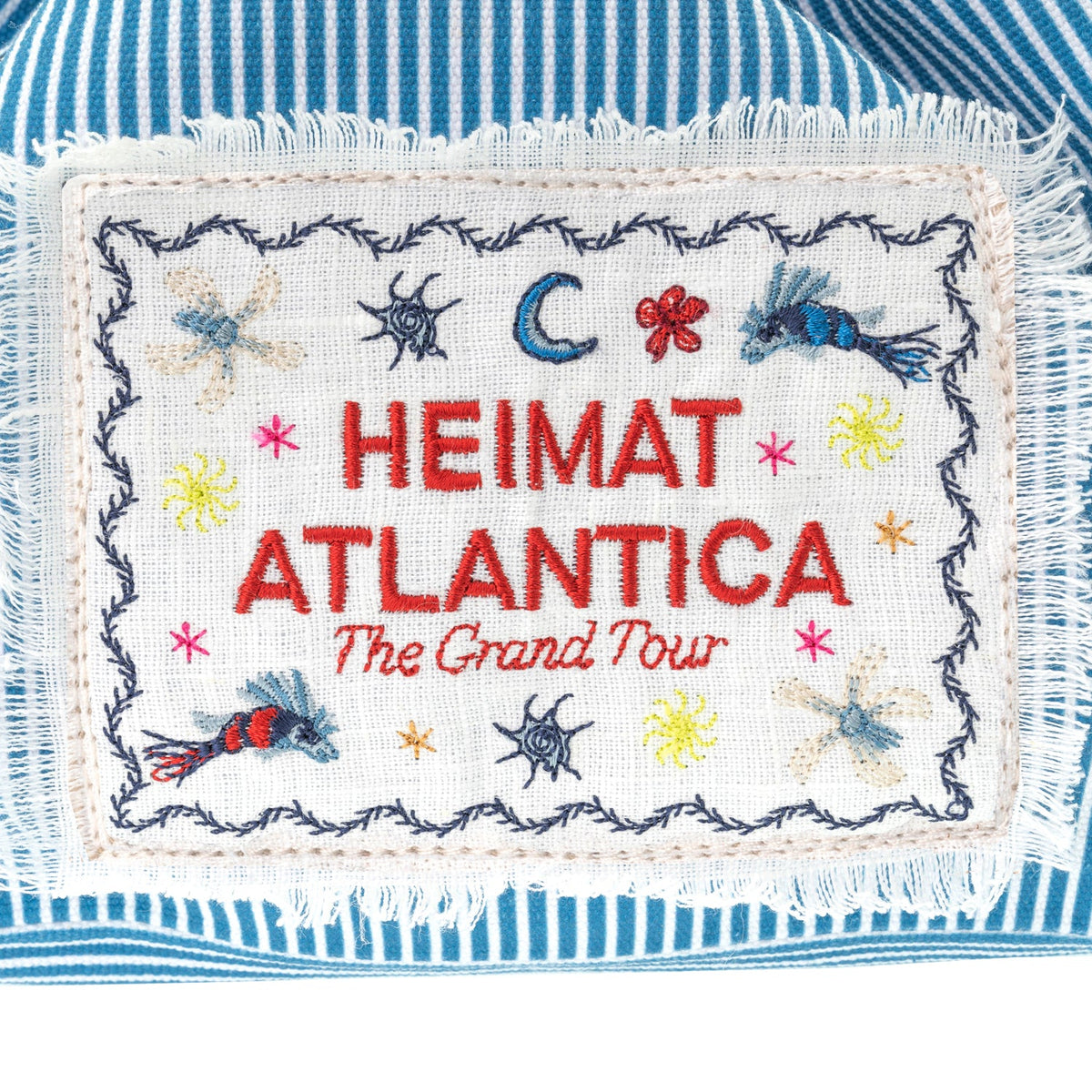 "The Grand Tour Collection" Pouch in Blue