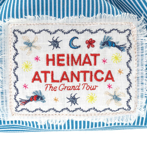"The Grand Tour Collection" Pouch in Blue