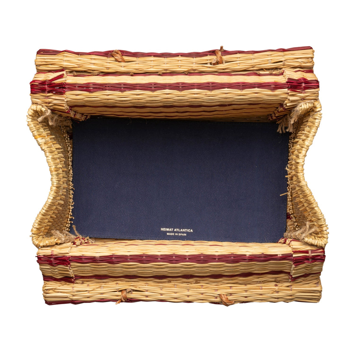 "The Grand Tour Collection" Beach Basket in Burgundy