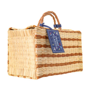 "The Grand Tour Collection" Beach Basket in Mustard