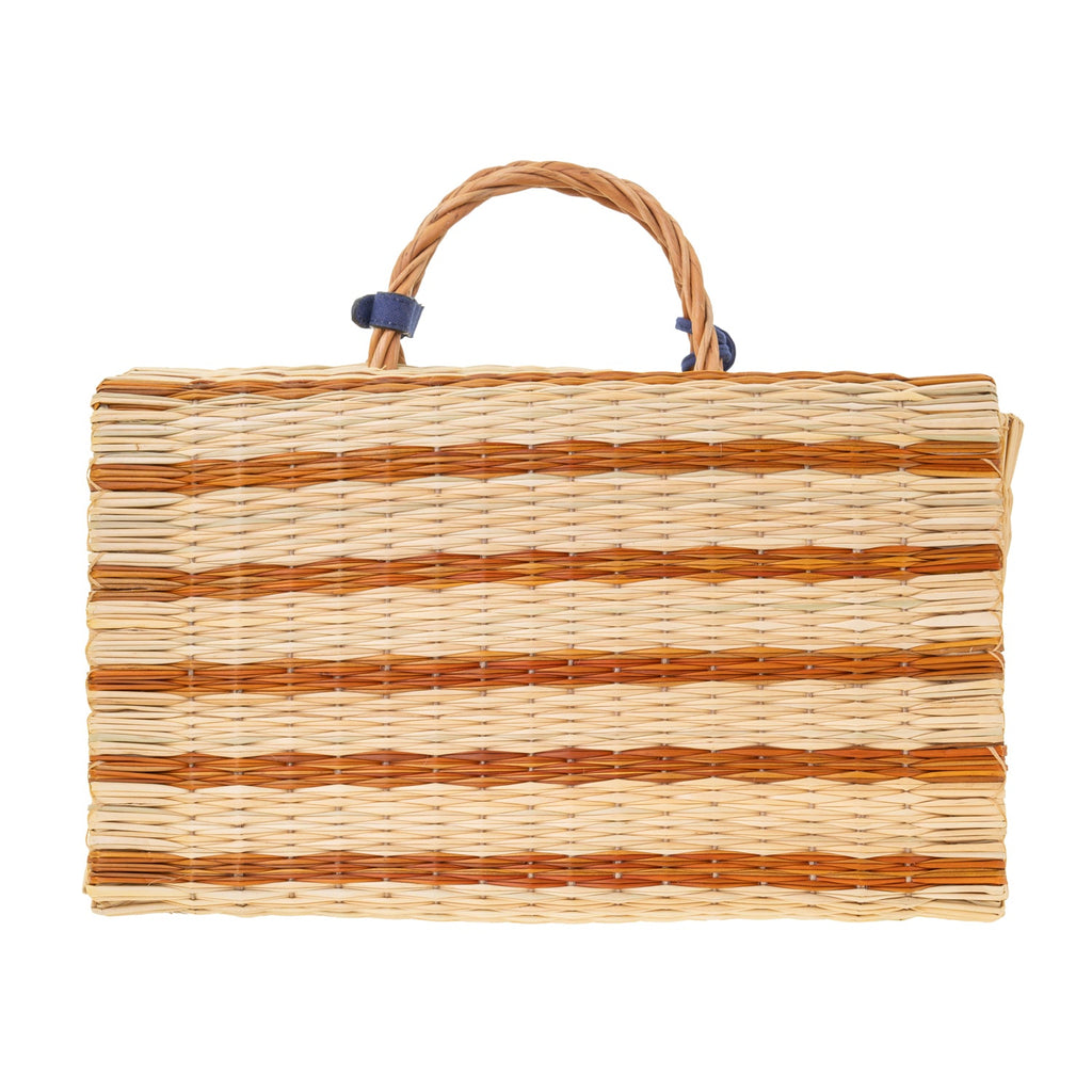 "The Grand Tour Collection" Beach Basket in Mustard