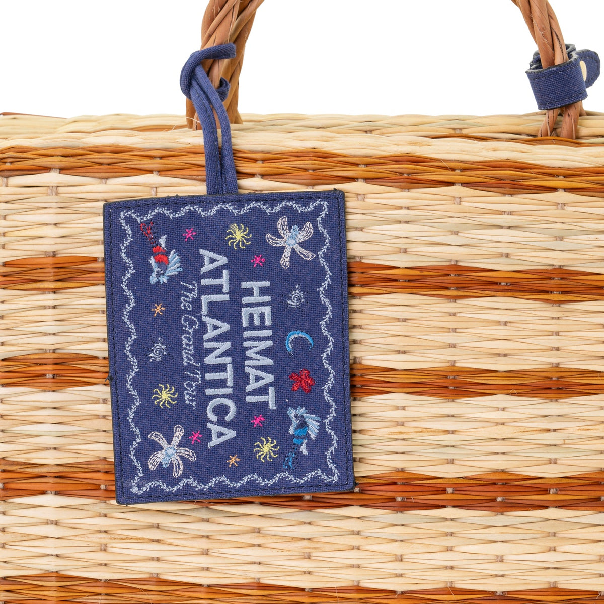 "The Grand Tour Collection" Beach Basket in Mustard