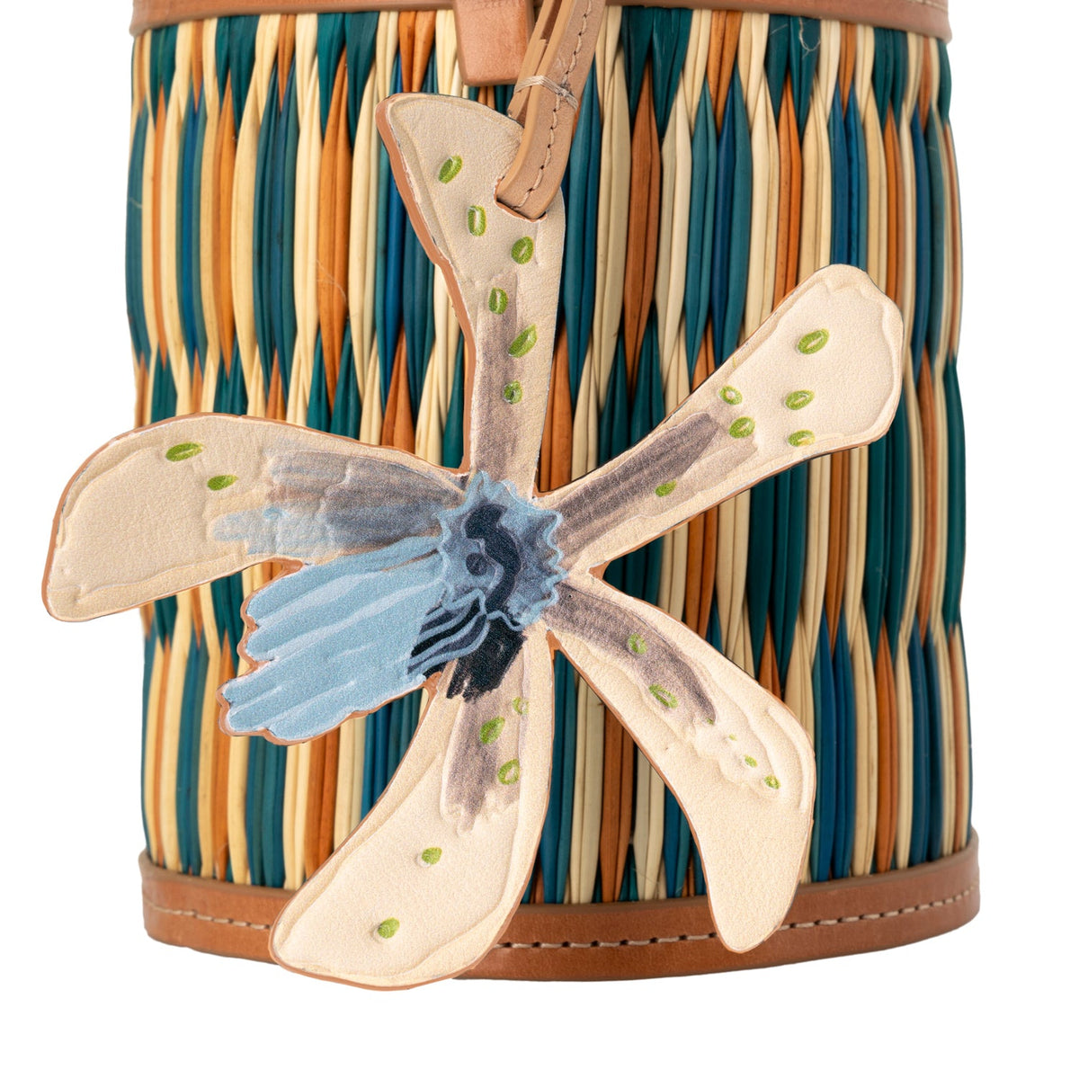 "The Grand Tour Collection" Cupid Madras in Blue & Green