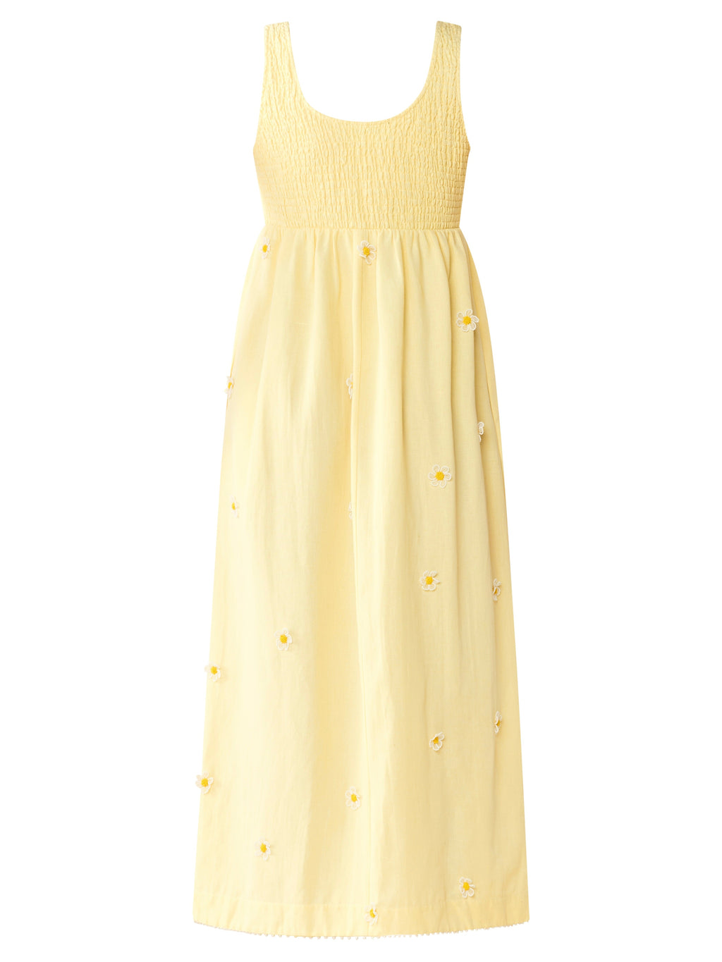 Emily Dress in Soft Butter Yellow