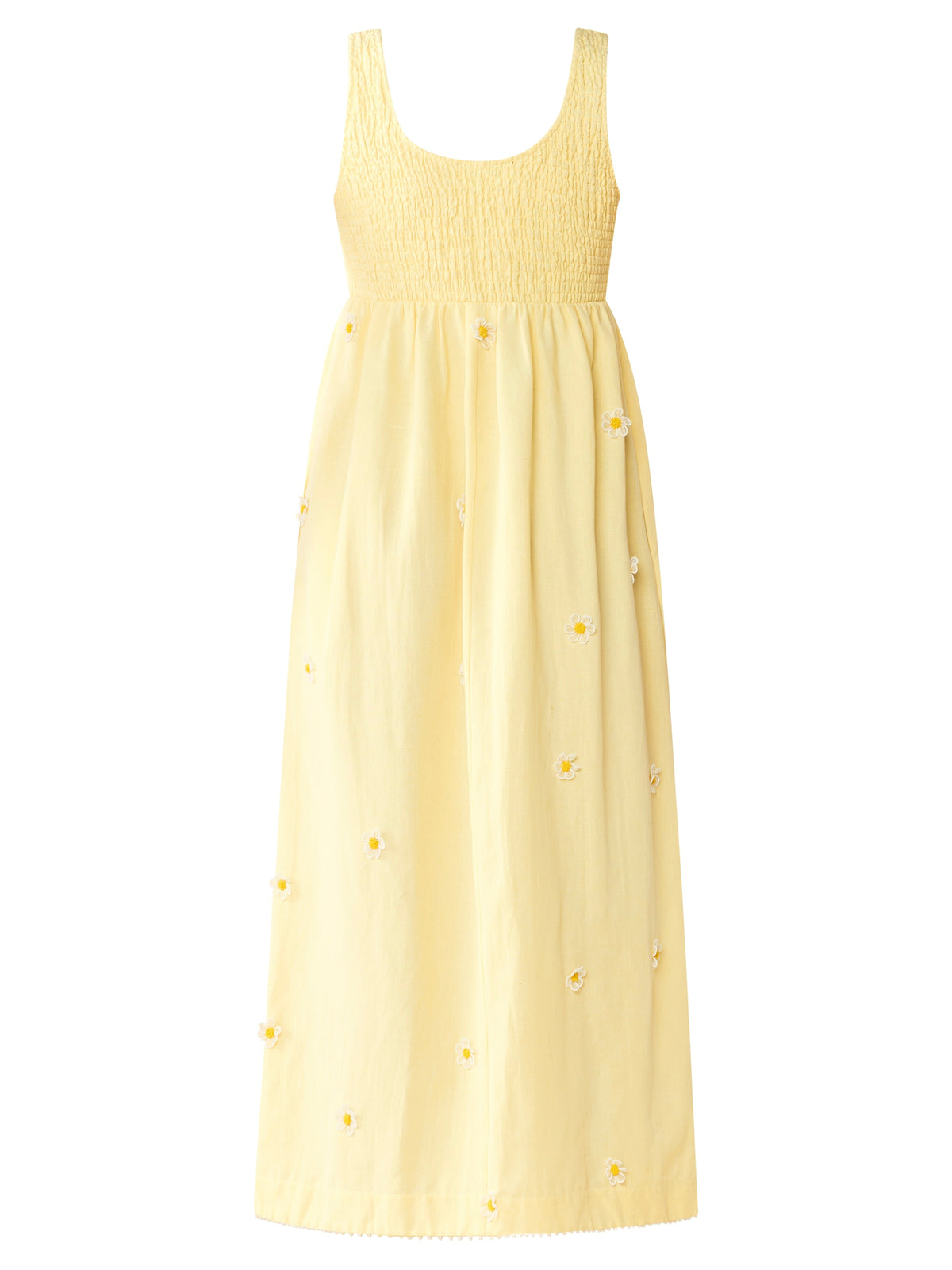 Emily Dress in Soft Butter Yellow