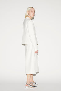 Isobel Jacket Ivory Embroidered Wool Tailoring