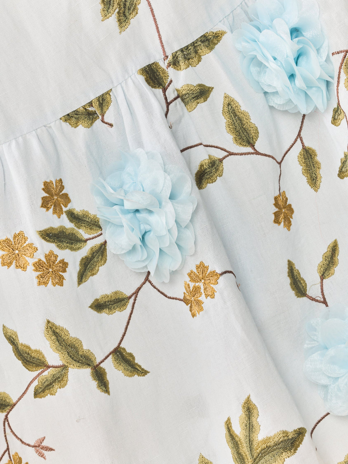 Isabel Dress in Lotus Garden Blue