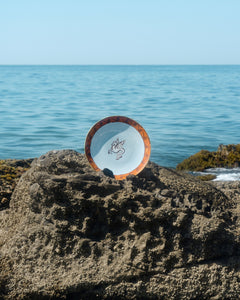 Ill Viaggio Di Nettuno Charger Plate in Brown & Light Blue