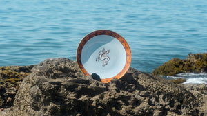 Ill Viaggio Di Nettuno Charger Plate in Brown & Light Blue