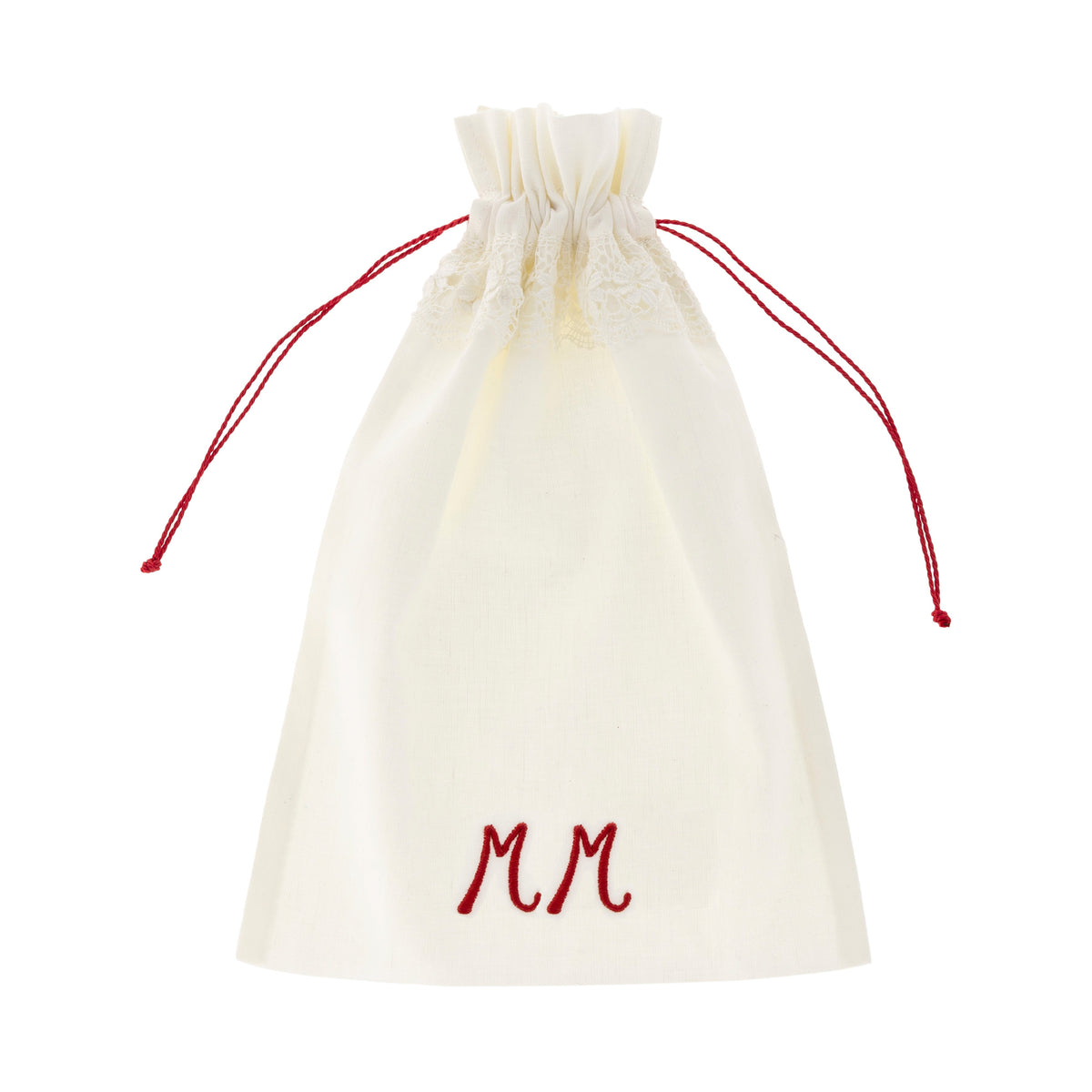 Camarinas Lingerie Bag Initials in Red