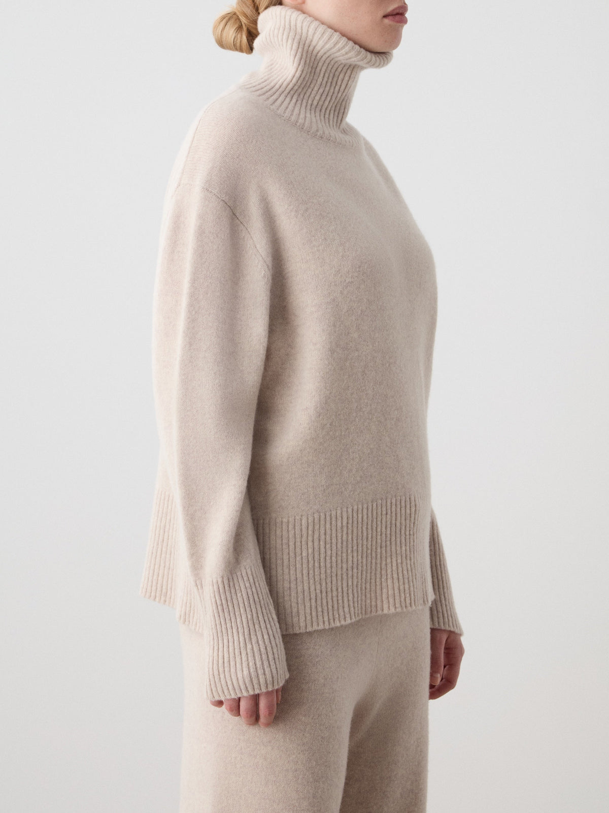 Geilo Boyfriend Sweater in Off White