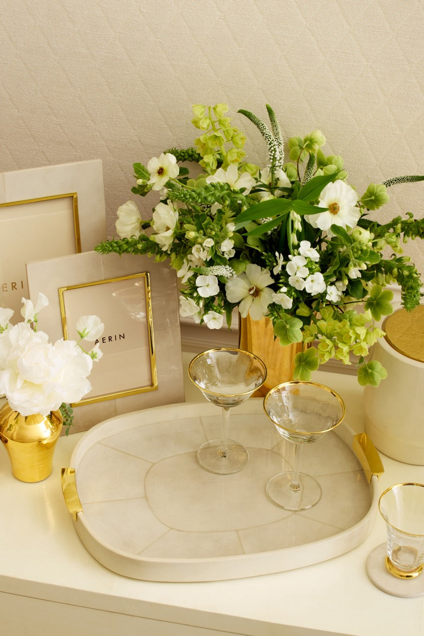 Livio Parchment Serving Tray