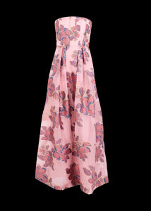Catherine Gown in Pink Peony Organza