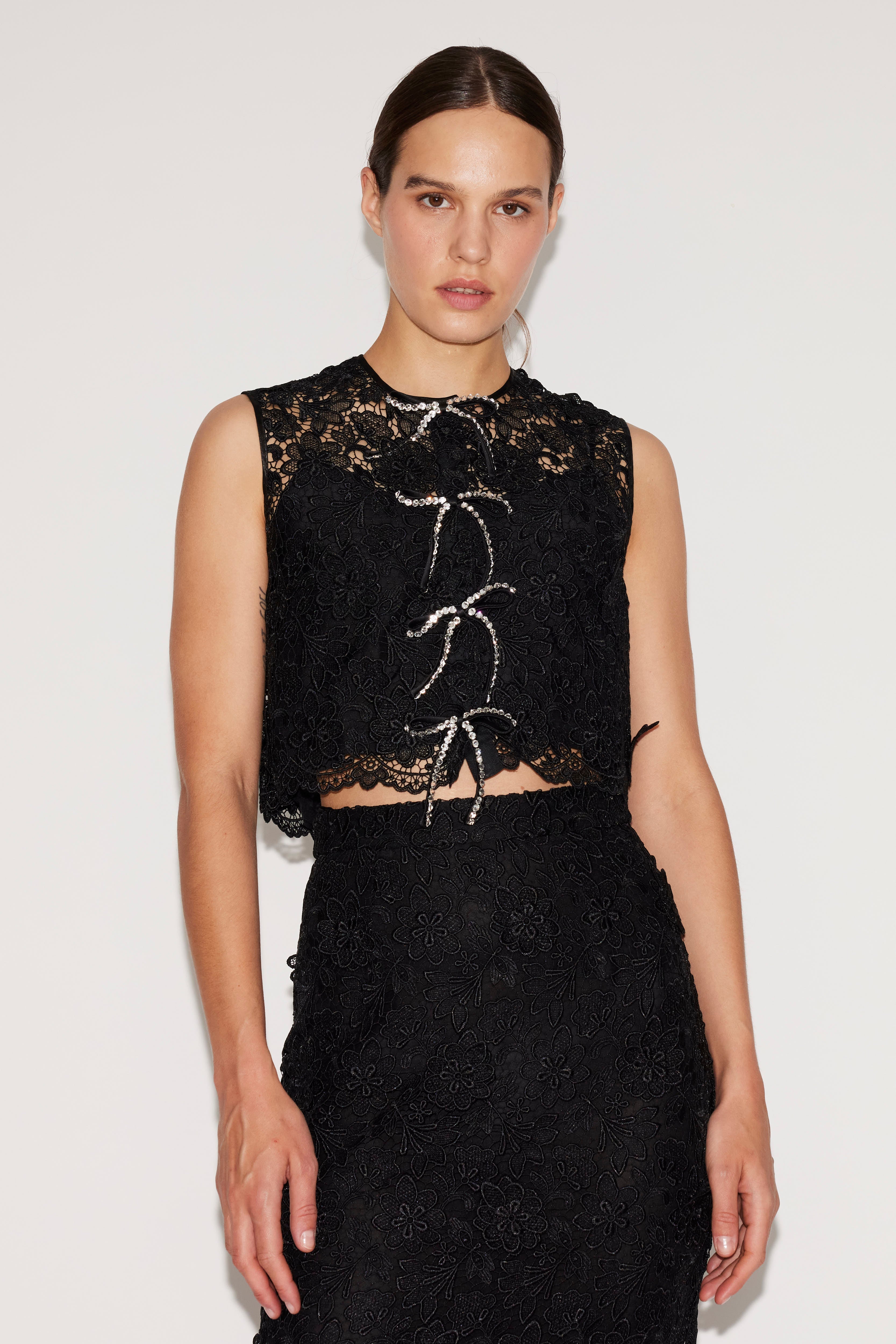 Jack Top Black Lace
