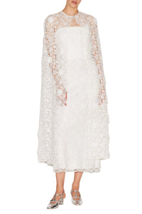 Samantha Cape White Lace