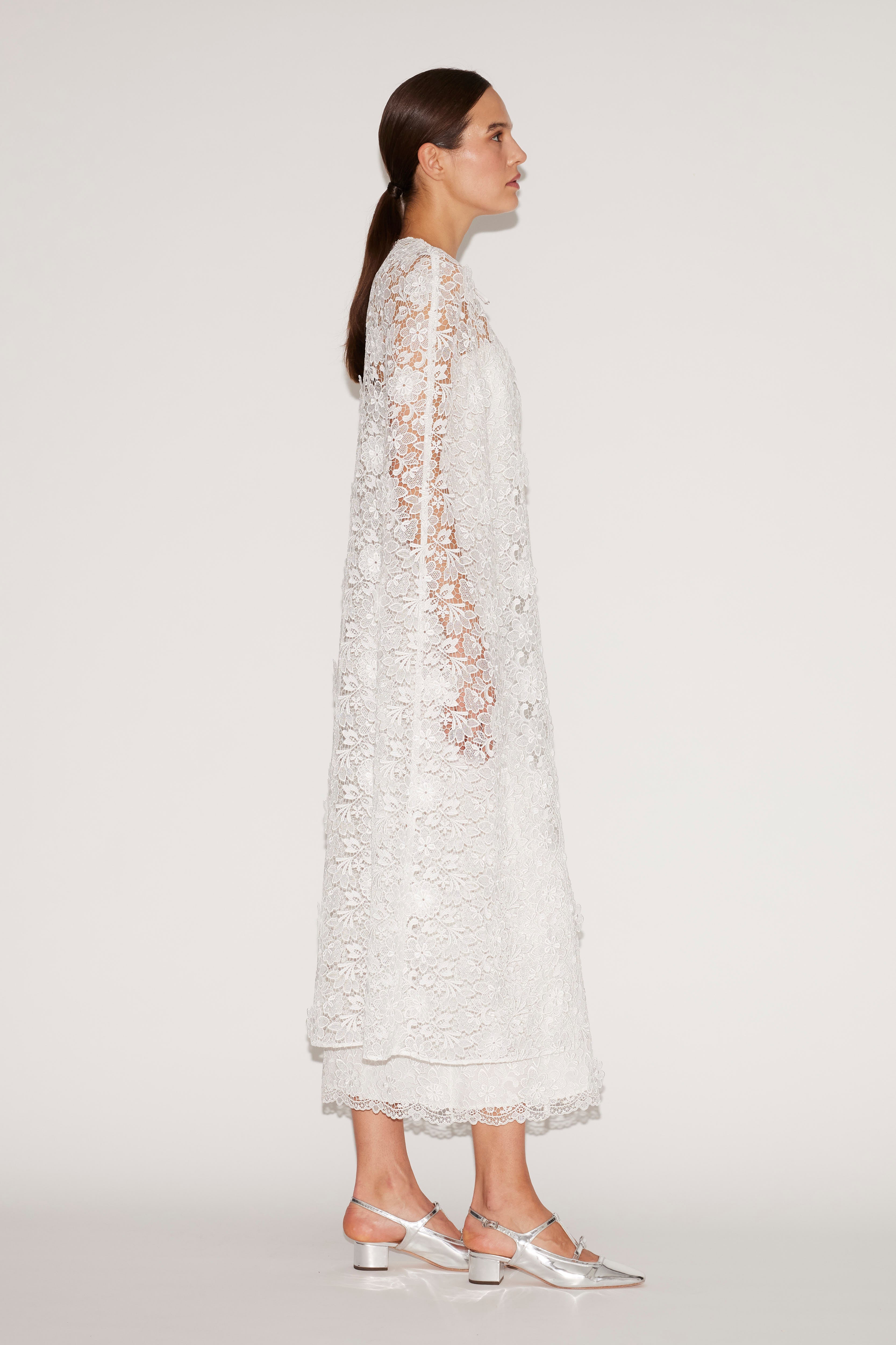 Samantha Cape White Lace