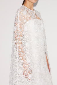 Samantha Cape White Lace