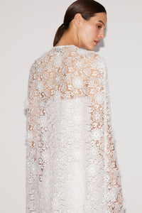 Samantha Cape White Lace