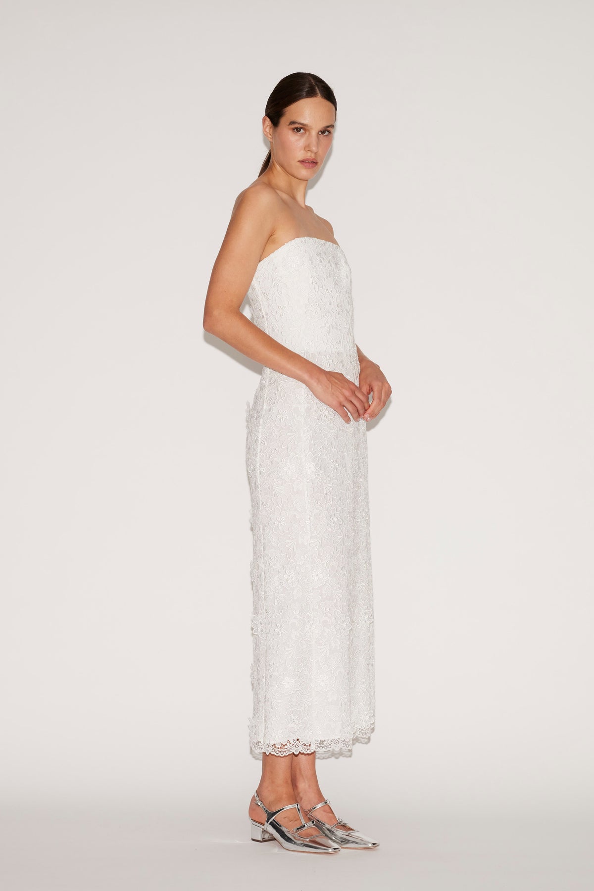 Tia Dress White Lace
