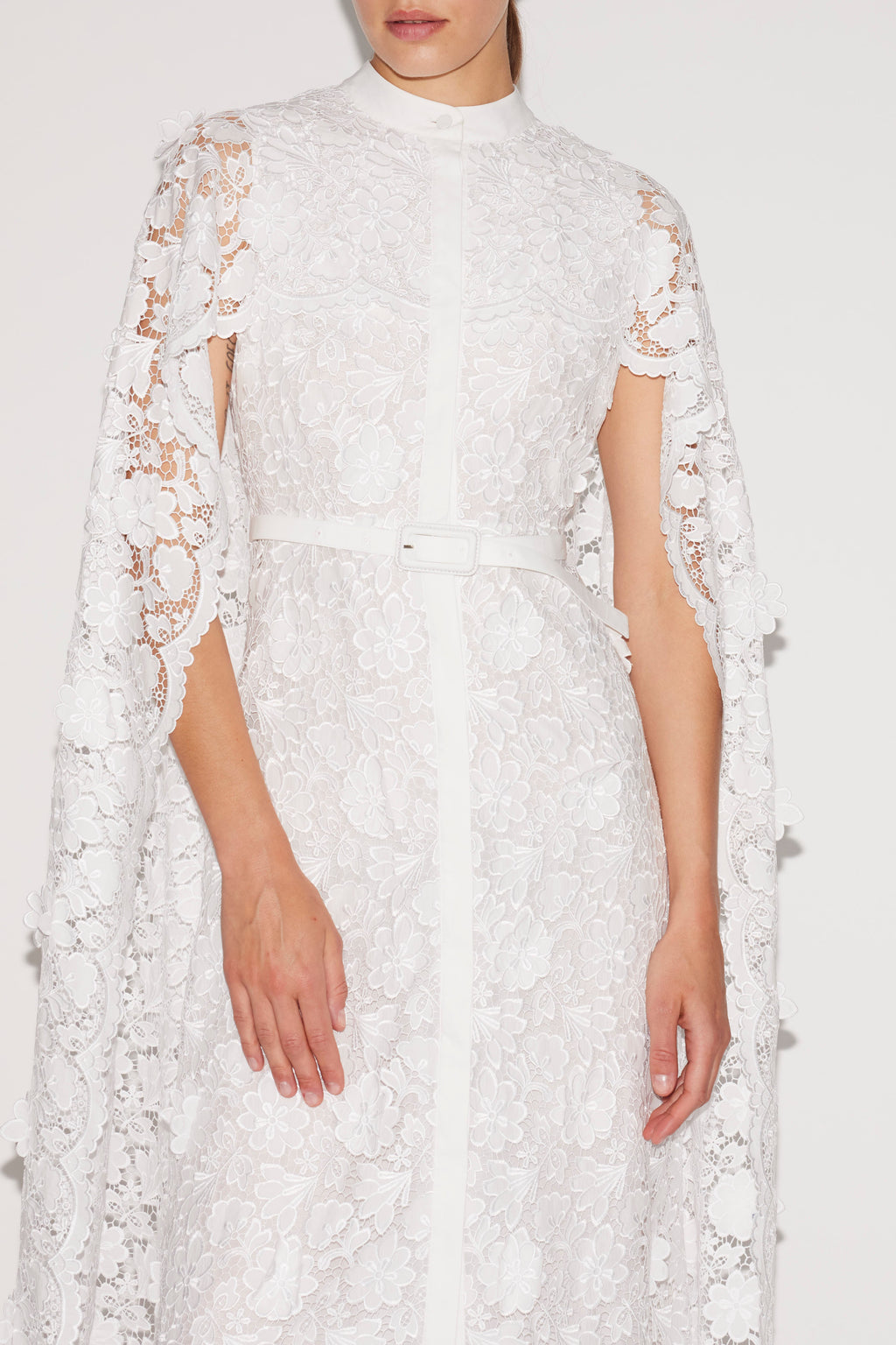 Loretta Dress White Embroidered Cotton US 4 | UK 8 Loretta Dress White Embroidered Cotton US 4 | UK 8
