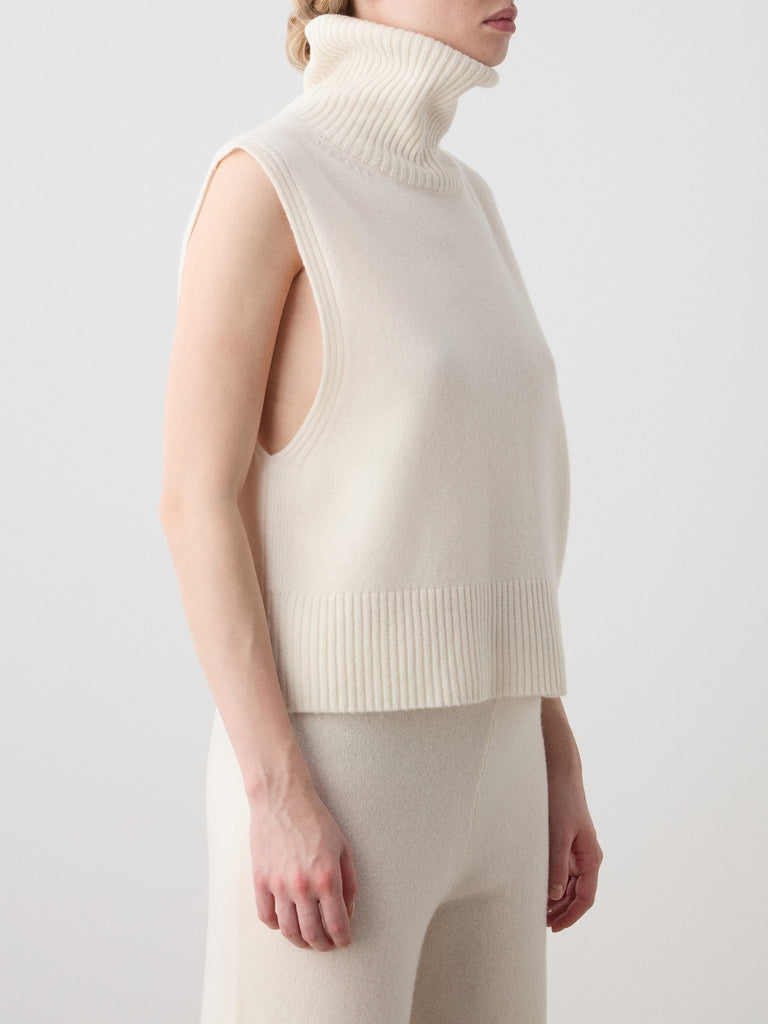 Geilo Vest in Off White
