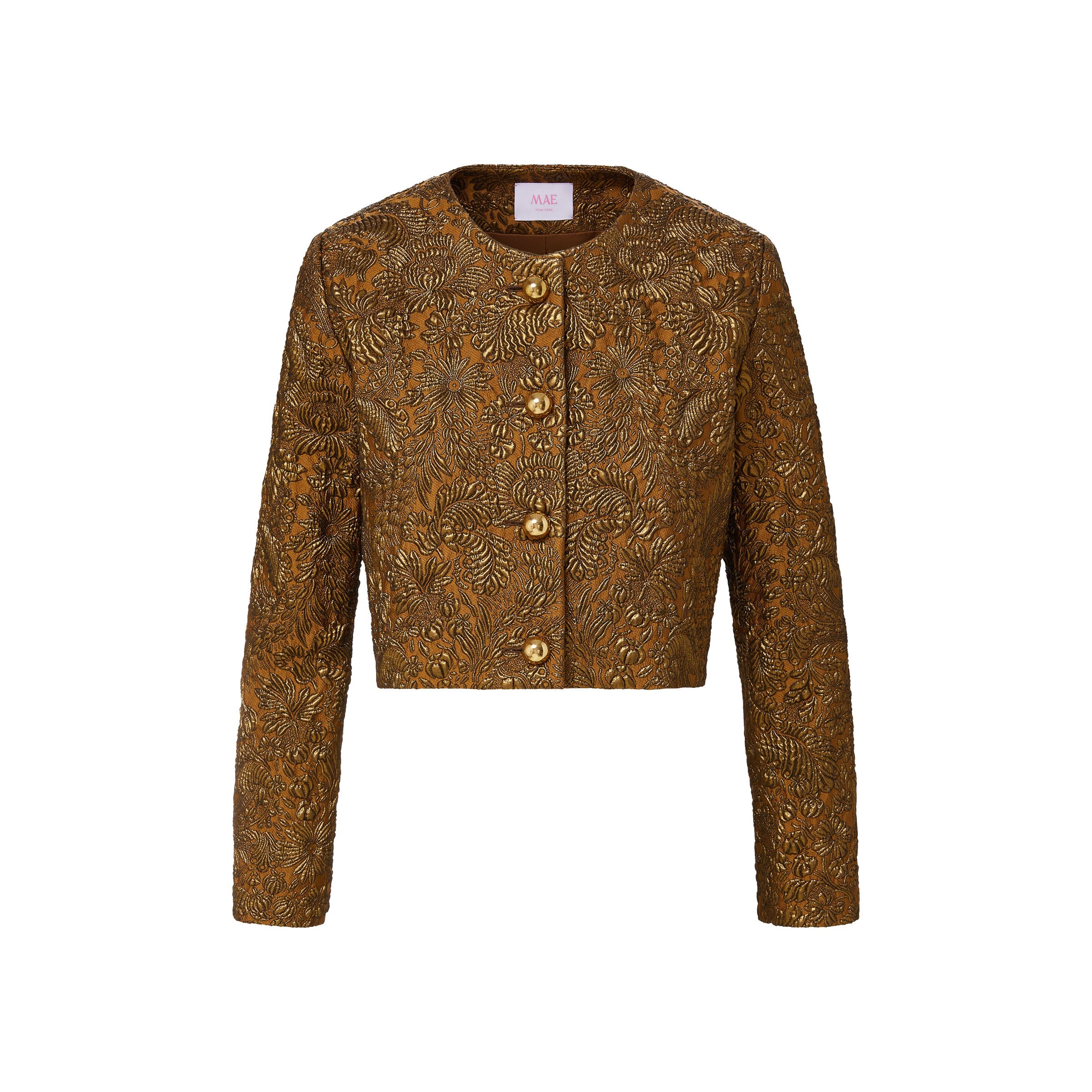 Cecilia Jacket in Bronze Brocade
