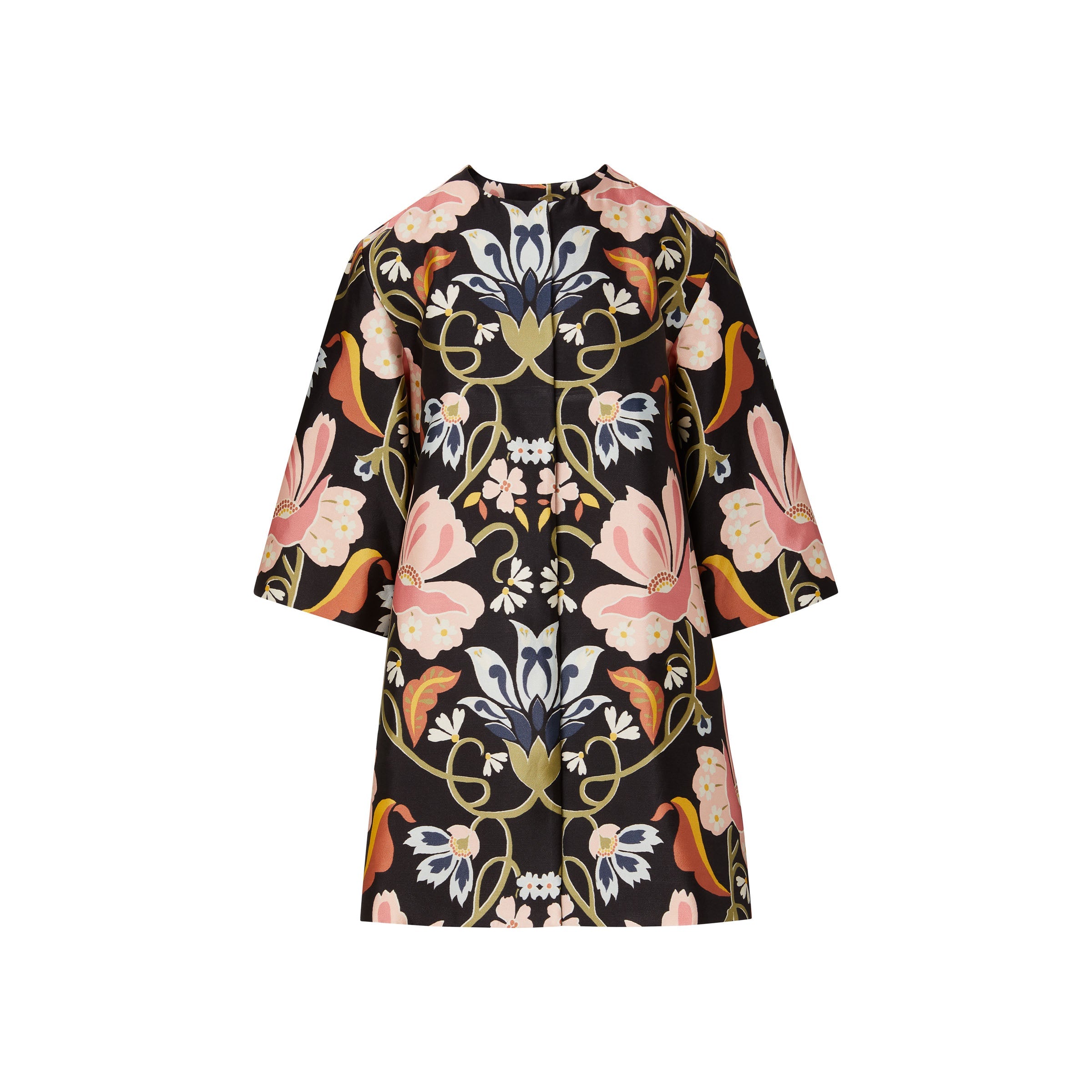 Audrey Coat in Floral Vines