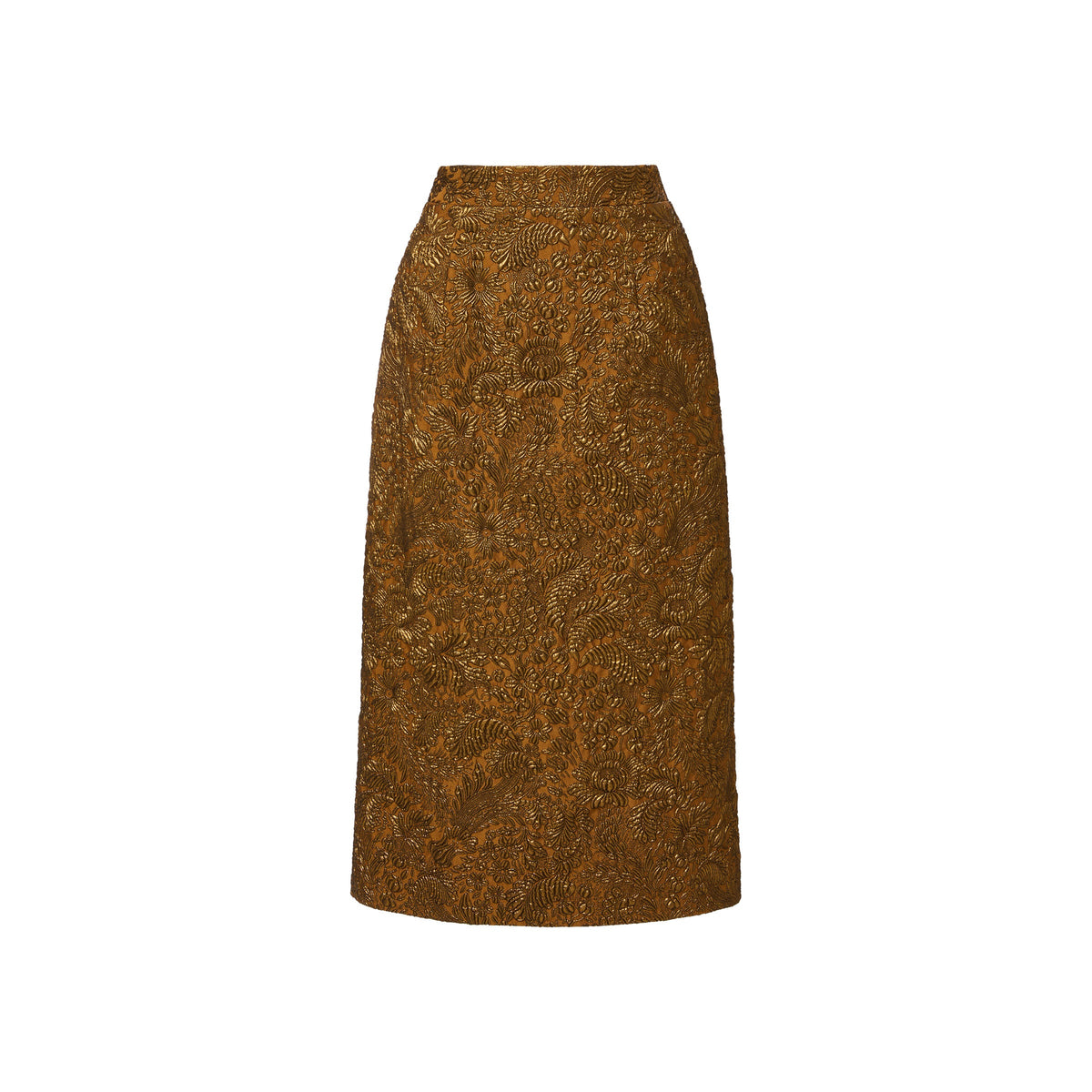 Sienna Skirt in Bronze Brocade