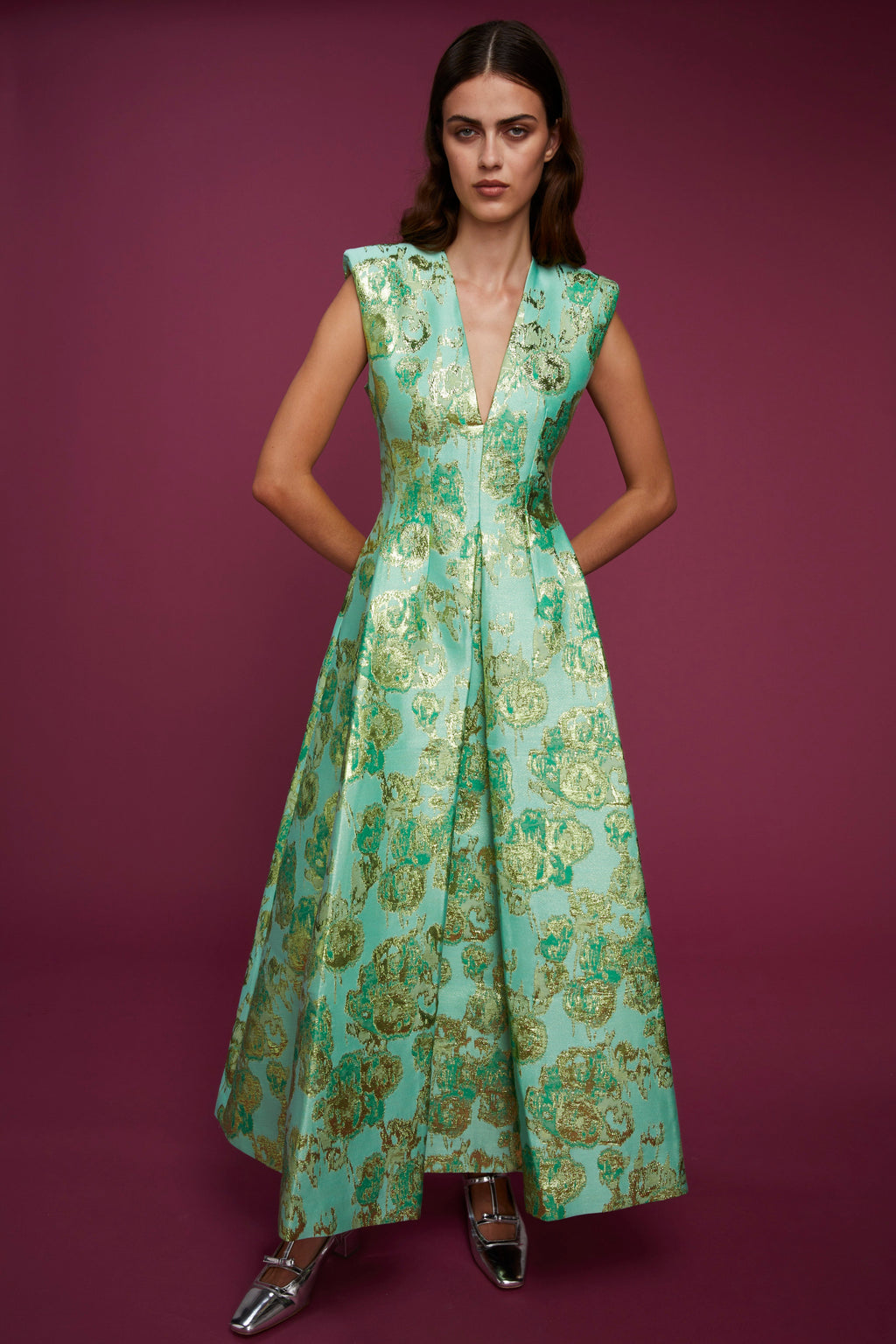 Kyle Dress Jade Jacquard US 2 | UK 6 Kyle Dress Jade Jacquard US 2 | UK 6
