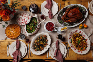 Flora Tureen in Burgundy