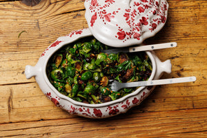 Flora Tureen in Burgundy